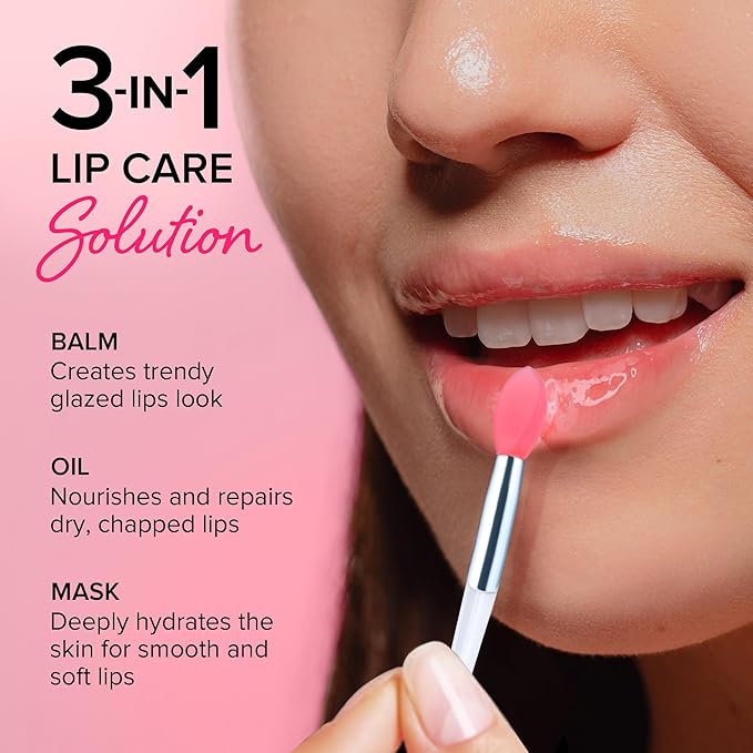 MAREE Lip Mask Overnight 2 Pack - Lip Moisturizer For Very Dry Lips - Hydrating Lip Butter Balm with Hyaluronic Acid & Collagen - Overnight Lip Treatment - Lip Sleeping Mask Repair