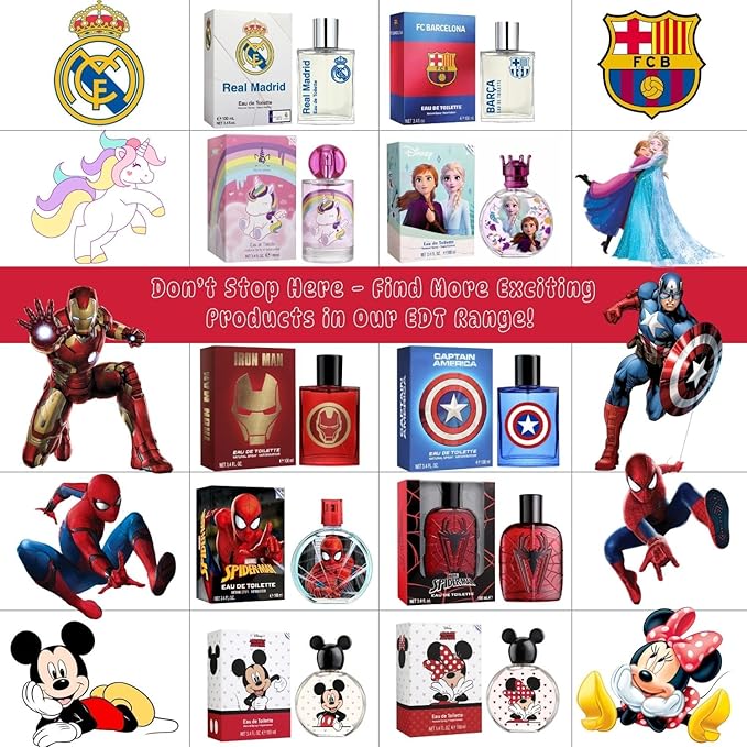 Minnie Mouse, Disney, Fragrance, for Kids, Eau de Toilette, EDT, 3.4oz, 100ml, Perfume, Spray, Made in Spain, by Air Val International