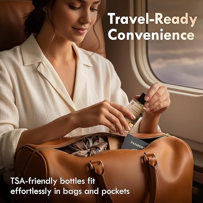 Pink Serene Perfume for Women, Inspired by D.ior's Addict, 2-Piece Combo of 100 ml Fragrance Spray Bottle and 10 ml Alcohol-Free Roll-On Perfume Oil, Vegan, Paraben-Free Cologne