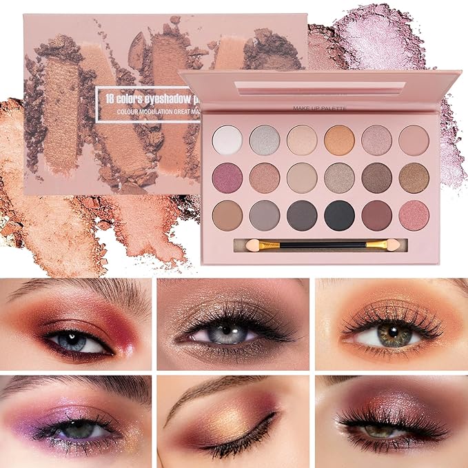 Makeup Kit for Teens Girls Makeup Sets for Teenagers 14-16 Essential Bundle Include 18 Color Eyeshadow Palette Set Makeup Kits for Girls 10-12