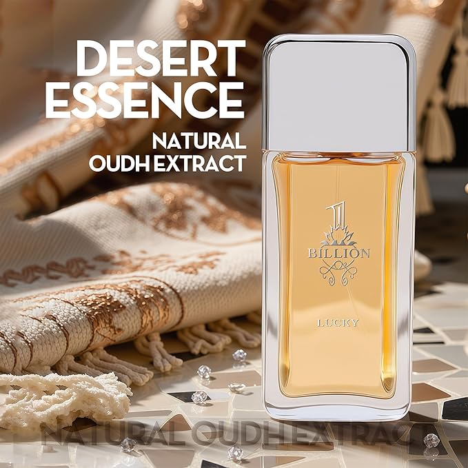 2PCS Valentine Milano/1 Billion Lucky Eau De Toilette for Men-Fresh,Romantic Scent Perfume for Men 3.4 Fl Oz Each Mens Cologne For All Skin Daily Used