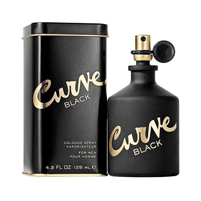 Curve Black For Men, Cologne Spray with Casual Day or Night Scent, 4.2 oz