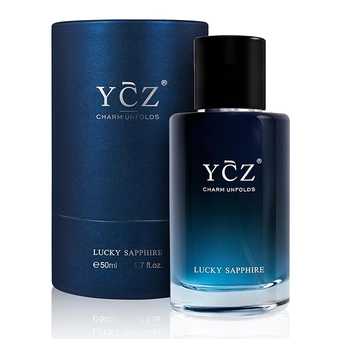 Ycz Lucky Men's Eau De Parfum New Round Box Packaging,1.7oz(50ml),Long Lasting EDP Men.Making it the ideal gentlemen’s gift