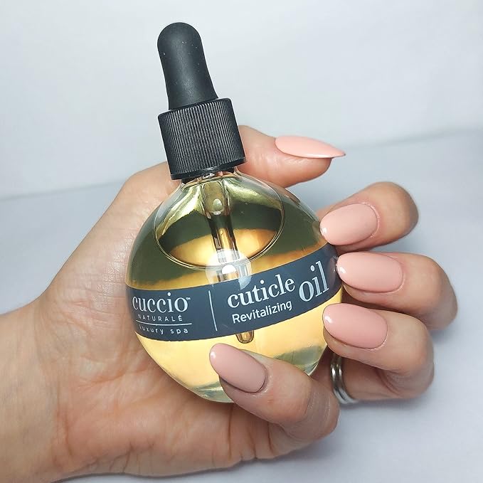 Cuccio Naturale Peach & Vanilla Cuticle Revitalizing Oil – Hydrating Treatment for Dry, Damaged Cuticles and Thin Nails – Paraben-Free, Cruelty-Free Formula – 2.5 oz