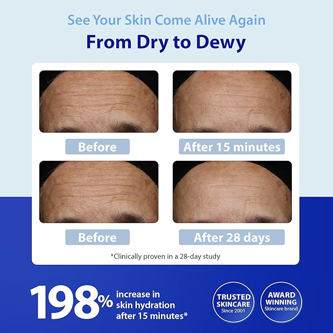 Dr. Denese SkinScience HydroShield Ultra Moisturizing Face Serum 1 oz – Retinol & Ceramide Formula for Deep Moisture, Radiant Smooth Skin, Fine Line Care – Dermatologist Tested & Cruelty Free