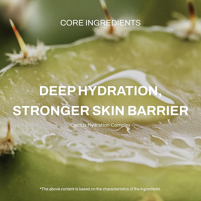 Whamisa Organic Cactus Magic Serum, Anti-Wrinkle & Brightening, Renewing Care, Skin Barrier Support, Fermented Ingredients, Hydrating, Facial Ampoule, Pore Refining, Korean Skin Care (32ml)