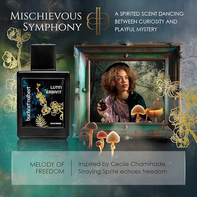 Lutin Errant Fragrance 50mL – Niche Eau de Parfum – Dry Woods, Coconut & Amber Perfume for Men & Women with White Musk & an Earthy Mushroom Heart