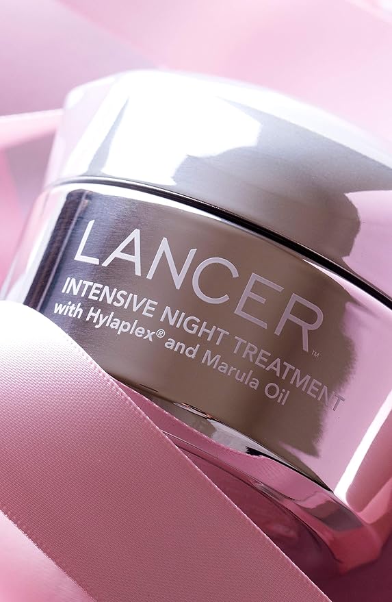 Lancer Skincare Intensive Night Treatment with Hylaplex and Marula Oil, Daily Anti-Aging Moisturizer, 1.7 Fluid Ounces
