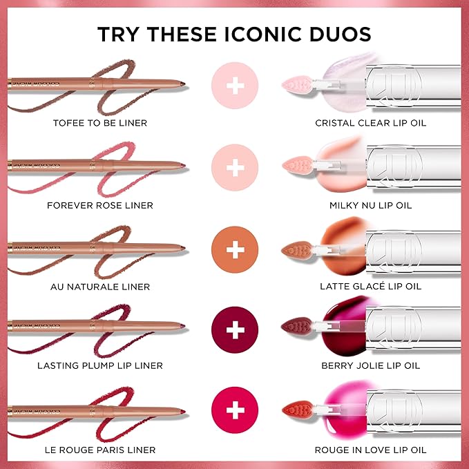 L'Oreal Paris Plump Ambition Hyaluron Lip Oil, 24 HR Lip Gloss with Hyaluronic Acid, Volumizing Formula with Glass-Like Shine, Latte Glace 641, 0.16 Fl Oz