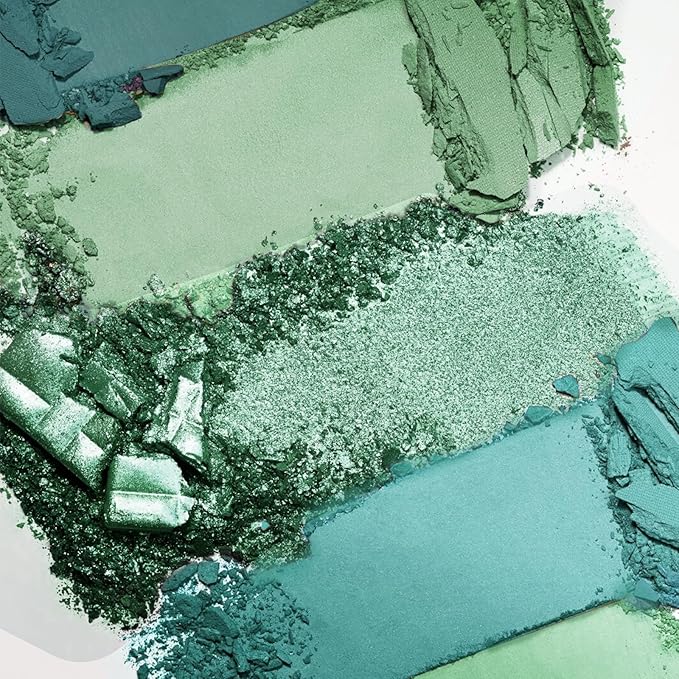 Boobeen Nude Eyeshadow Palette - Matte and Shimmer Makeup, Highly Pigmented Creamy Eye Shadow Powder, Create a Neutral Eye Look, Long Wearing，Easy to Build Dramatic Glamour Looks (Green)