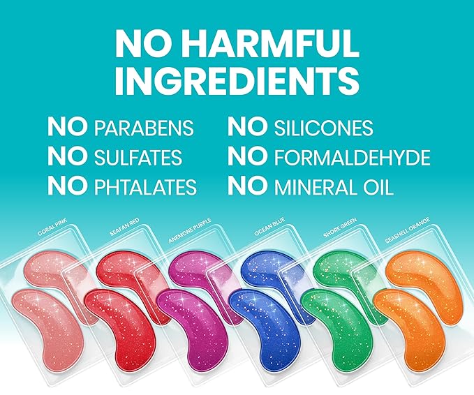 Stylia Collagen & Vitamin C Under Eye Patches for Puffy Eyes & Dark Circles - Depuffing, Hydrating & Firming Under Eye Mask with Hyaluronic Acid - Stocking Stuffers for Teen Girls, Vegan (6 Pairs)