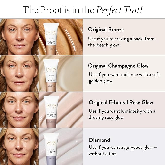 LAURA GELLER NEW YORK Spackle Primer - Diamond - Super-Size 2 Fl Oz - Hyaluronic Acid Makeup Primer for Mature Skin