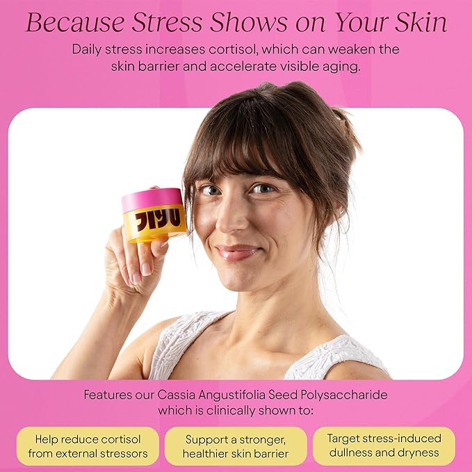 JiYu NAD+ Hydrating Face Moisturizer – Korean Anti-Aging Cream for Radiant, Firm & Smooth Skin – Deeply Hydrating & Brightening Daily Moisturizer Face Cream for Women & Men, All Skin Types – 50 ml