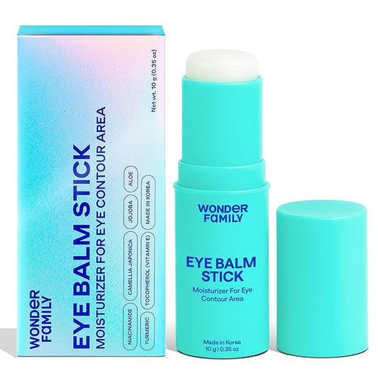 Korean Under Eye Balm Stick - Hydrating Eye Cream for Dark Circles and Puffiness, Wrinkles and Fine Lines - Lightweight Alternative to Serum - Moisturizing Korean Skin Care with Niacinamide, Vitamin E