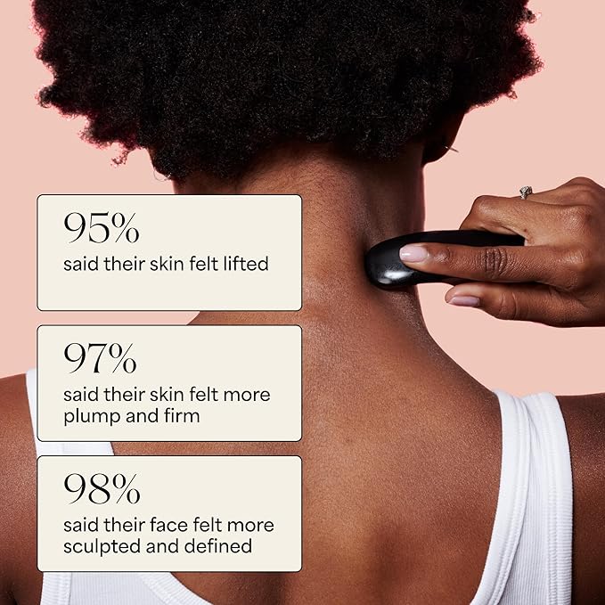 WILDLING Empress Wand | Facial Massage Wand I Designed to Sculpt Jawline + Relieve Tension in The Face, Jaw, Neck + Shoulders I 100% Authentic Bian Stone