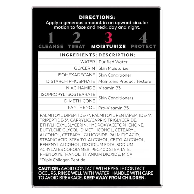 Olay Face Moisturizer, Regenerist Micro-Sculpting Cream for Women, Fragrance-Free - Anti-Aging, Anti-Wrinkle, Firming Skin Care - Triple Collagen Cream, Peptide, Hyaluronic Acid, Niacinamide, 1.7oz