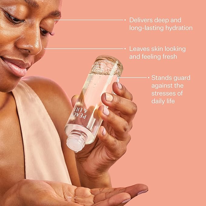 Peach & Lily - Wild Dew Treatment Essence (3.38 oz) - Drench, Plump, & Prep - Featherlight - Hyaluronic Acid, Adenosine, Lotus Extract, & Niacinamide - Self Care - Vegan & Cruelty Free - Korean Beauty