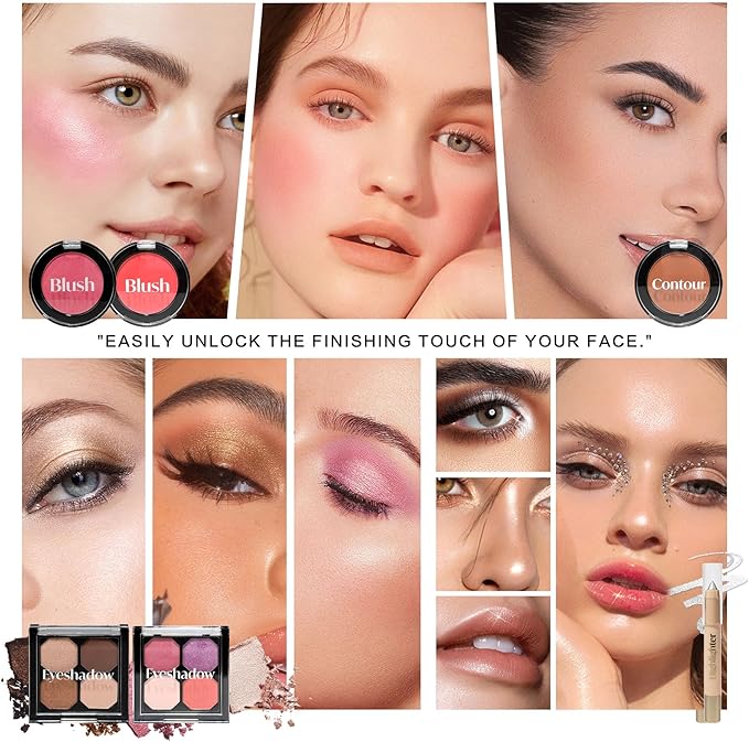 Makeup Advent Calendar 2025 Teen Girls Women Beauty Make Up Advent Calendar 24 Days Christmas Countdown Makeup Gift Set for Women Teen Girls