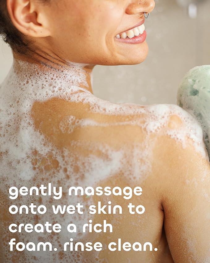 Seaweed Bath Co. Hydrate Body Wash, Eucalyptus Peppermint Scent, 12 Ounce, Shower Gel for Men & Women, Vegan, Paraben Free, Sulfate Free, Cruelty Free