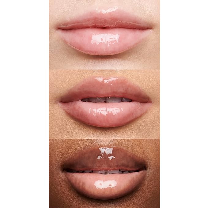 e.l.f. Lip Lacquer, Nourishing, Non-Sticky Ultra-Shine Lip Gloss With Sheer Color, Infused With Vitamins A & E, Vegan & Cruelty-Free, Clear