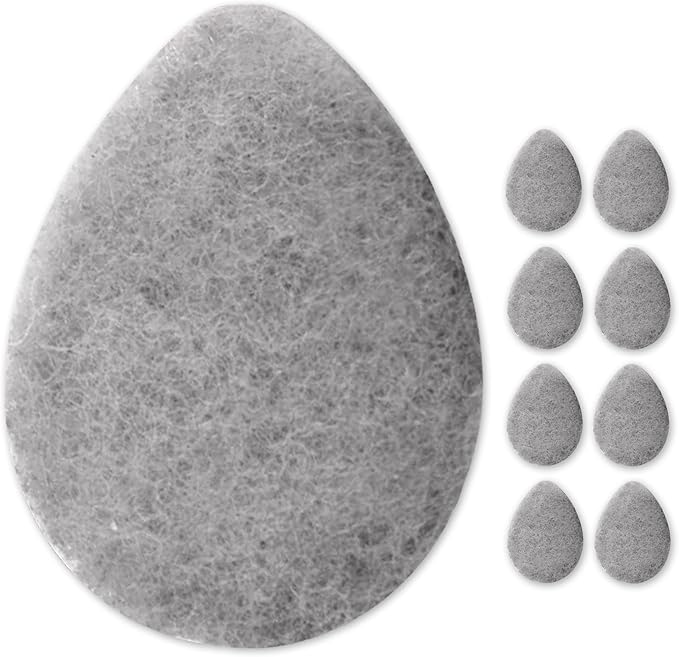 KOL Face Scrubber, Charcoal Infused Exfoliating Facial Cleansing Pads, Disposable Exfoliator Face Sponge for Daily Cleaning and Makeup Removal, 8 Count