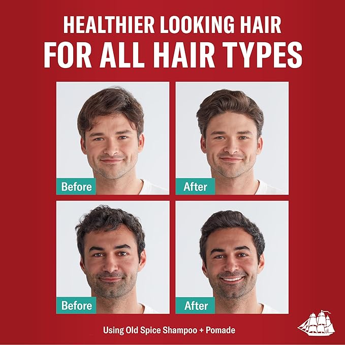 Old Spice Pure Sport 2-in-1 Shampoo and Conditioner Set for Men, Healthier, Fuller, More Moisturized Looking Hair, 29.2 Fl Oz Each, Twin Pack