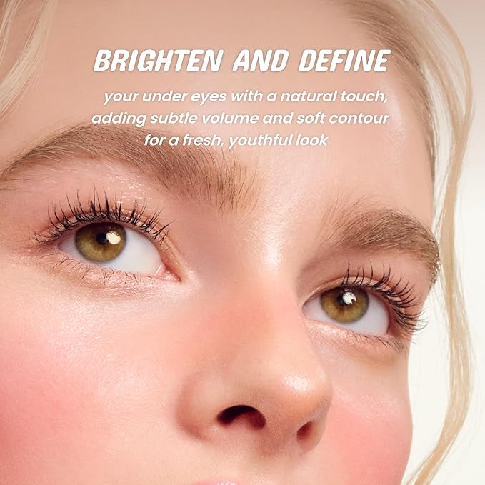 COLORGRAM Under Eye Highlighter Stick - 04 Peach | Silky-Smooth Long-Lasting Highlighter & Contouring Stick for Smudge-Proof, Shining Daily Makeup | K-Beauty Face Highlighters & Luminizers