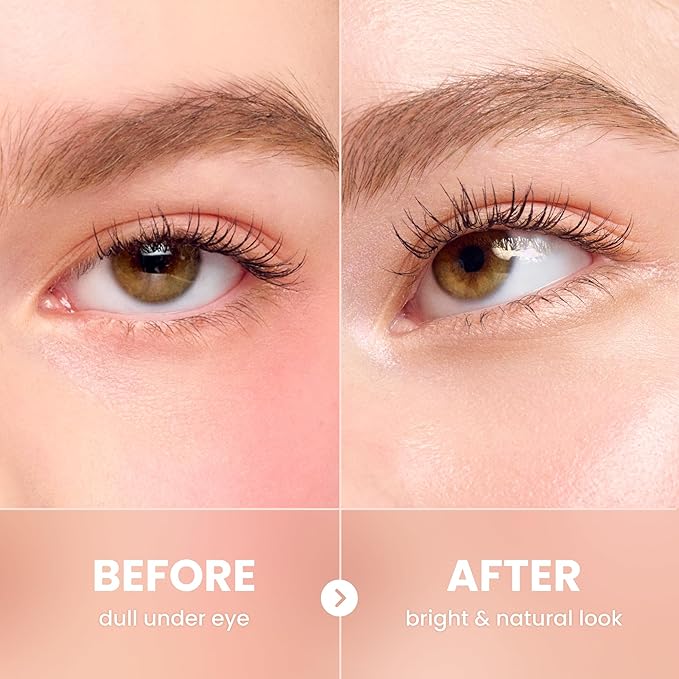 COLORGRAM Under Eye Highlighter Stick 06 Cool Pink | Silky-Smooth Long-Lasting Highlighter & Contouring Stick for Smudge-Proof, Shining Daily Makeup | K-Beauty Face Highlighters & Luminizers