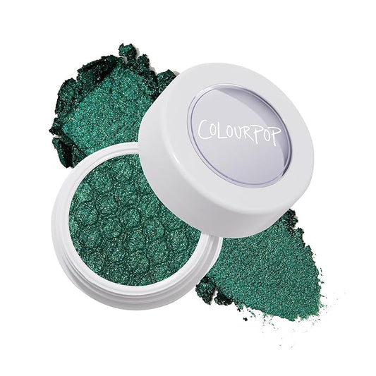 ColourPop Super Shock Shadow - High-Pigment, Crème-Powder Eye Makeup - Single Glitter Eyeshadow with Zero Fallout and Unique Bouncy Texture - Soft Golden Ivory Eyeshadow - Empire (0.07 oz)