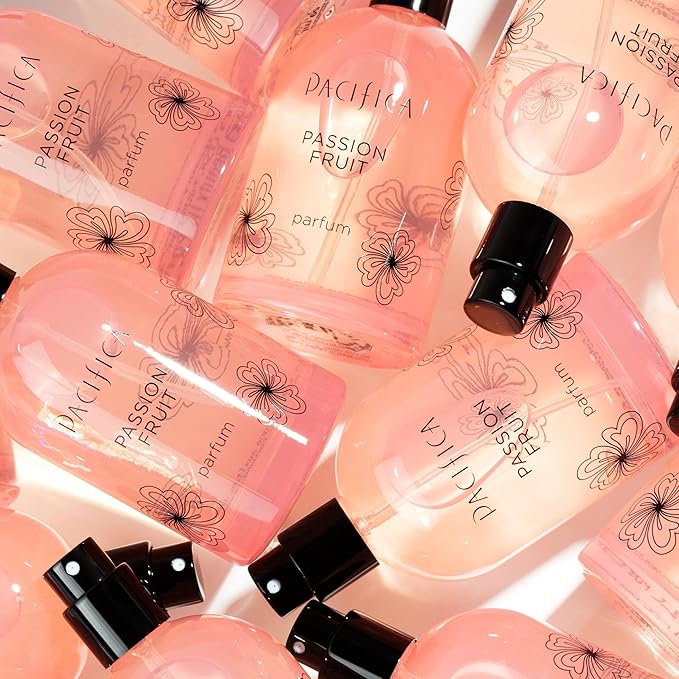 Pacifica Passion Fruit Perfume – Tropical Fruity Floral Clean Perfume for Women with Passionfruit, Pineapple & Vanilla, Vegan, Non-Toxic, Beachy Summer Scent (2 fl oz)