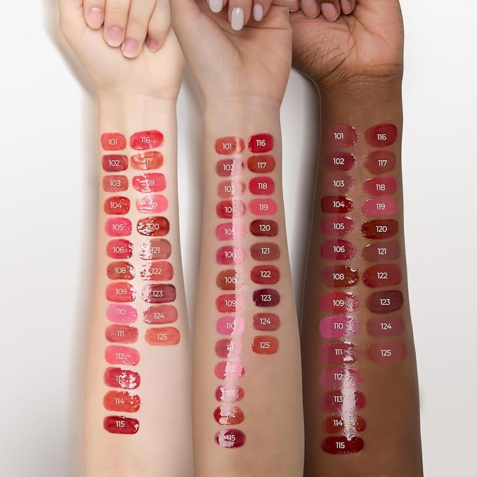 Laka Fruity Glam Tint, 4.5g/0.15oz, Glowing Lip Stain with Wide Color Spectrum, Hydrating & Lightweight Texture, Buildable Color, Non-Sticky, Vegan, K-Beauty (#130 Fog Berry)