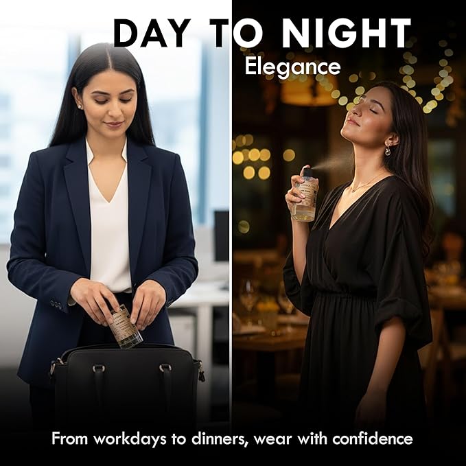 Pink Serene Perfume for Women, Inspired by D.ior's Addict, 2-Piece Combo of 100 ml Fragrance Spray Bottle and 10 ml Alcohol-Free Roll-On Perfume Oil, Vegan, Paraben-Free Cologne