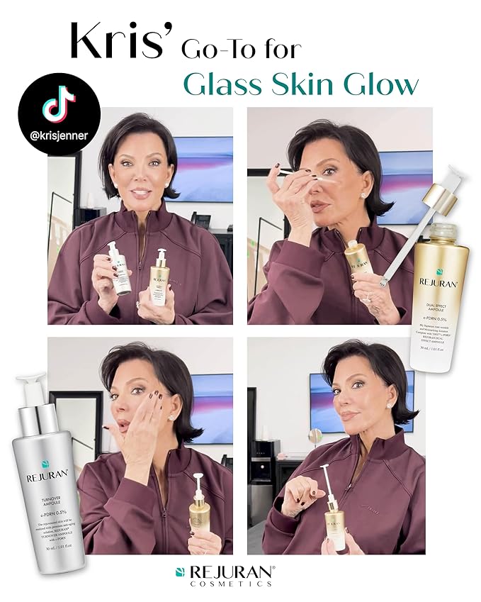 REJURAN® Dual Effect Ampoule, DOT DUAL c-PDRN® - Salmon DNA Face Serum for Deep Rejuvenation, Wrinkle Care, Firming, Skin Elasticity with Visible Anti-Aging Results. Korean Skincare (1.01 fl oz)