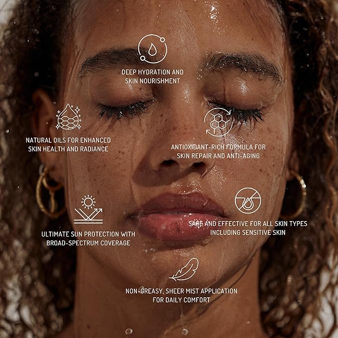 SOL LABS Mineral Sunscreen Spray SPF 50 – Reef Safe Sunscreen Spray, Lightweight Zinc Oxide, Water-Resistant – Korean Skincare, Face & Body Sun Protection