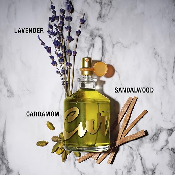 Curve Men's Cologne Fragrance Spray, Spicy Wood Magnetic Scent for Day or Night, 6.8 Fl Oz