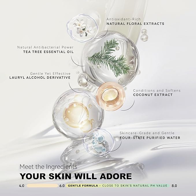 Electric Makeup Brush Cleaner Bundle with Tea Tree Oil Cleaner 6.76 fl.oz & Silicone Mat