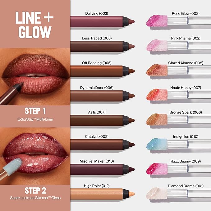 Revlon ColorStay Multi-Liner, Creamy Formula, Multiuse For Lips, Eyes & Face, Precision Brush for Easy Blending, 012 High Point