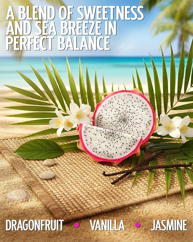 PB ParfumsBelcam Côte du Soleil Eau de Parfum for Women – Tropical Fruity Floral Scent with Dragon fruit, Jasmine & Vanilla – Long-Lasting Women’s Fragrance, Everyday Luxury Perfume, 3.4 fl oz