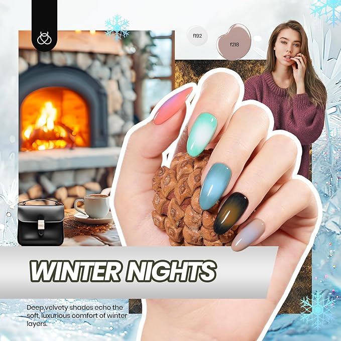 Beetles Gel Nail Polish Kit with U V Light - 32 Colors Gel Polish 54 Pcs Nail Kits with Base and Glossy Top Coat Soak Off DIY Salon Beginner-friendly Manicure Nails Stuff Gifts for Women Teens Girls