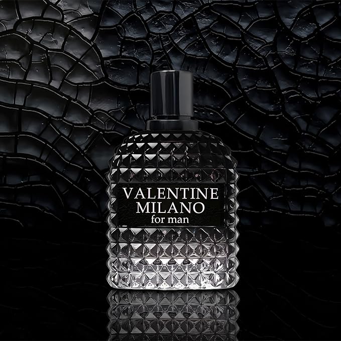 2PCS Valentine Milano/Vintage Hero Eau De Toilette for Men-Fresh,Romantic Scent Perfume for Men 3.4 Fl Oz Each Mens Cologne For All Skin Daily Used