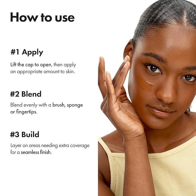 Blanc Cover Skin Foundation - K-Beauty Skincare Liquid Foundation Makeup with Panax Ginseng, Niacinamide & Collagen - Lightweight, Buildable 24HR Hydrating Wear 1.01 Fl Oz (#450)