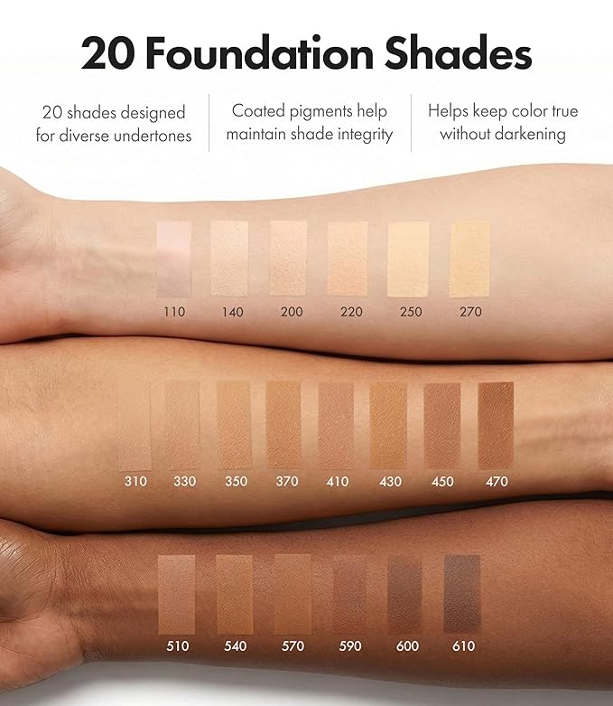 Blanc Cover Skin Foundation - K-Beauty Skincare Liquid Foundation Makeup with Panax Ginseng, Niacinamide & Collagen - Lightweight, Buildable 24HR Hydrating Wear 1.01 Fl Oz (#140)