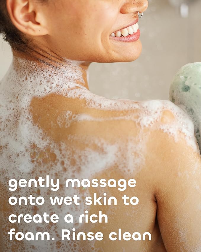 Seaweed Bath Co. Hydrate Body Wash - Lavender - Hydrating Foaming Cleanser with Soothing Natural Ingredients - Vegan, Paraben and Sulfate Free Shower Gel for Men and Women - 12 oz