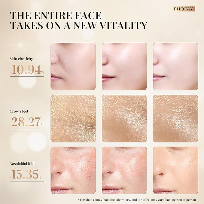 PHOFAY 3-in-1 Facial Device, 1.4oz Matching Gel. Multi Functional Beauty Device, Lifting, Firming, Puffiness Reduction and Promote Absorption & Soothing Care Calm Skin, Youthful Glow (Golden)