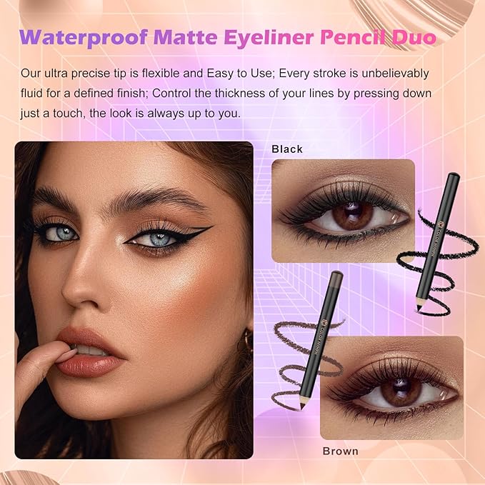 Color Nymph Girls Makeup Kit for Teen | Full Starter Cosmetics Makeup Set With Train Case | Included 32 Colors Eyeshadow, Bronzer, Contour Powder, Blush, Highlighter, Lip Gloss (Pink)