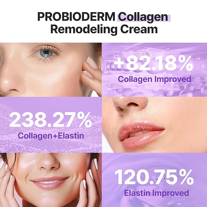 BIOHEAL BOH Probioderm™ Collagen Remodeling Cream 1.69 fl oz (50 ml) | Pore Tightening Cream with 150,000 Collagen Capsules for Firmness & Smooth Texture | Lightweight Moisturizer for Flawless Skin