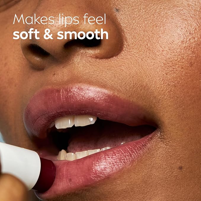 NIVEA Lip Care, Fruity Tinted Lip Balm Variety Pack, Holiday Lip Balm Gifts for Her, With Cherry, Strawberry, Blackberry and Watermelon Flavors, 0.17 Oz Stick, Pack of 4