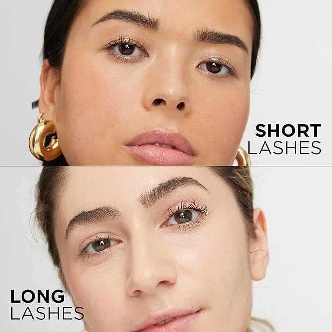 L'Oreal Paris Makeup Telescopic Original Lengthening, Lash Separating Mascara with Dual Precision Brush, Washable, Blackest Black, 0.27 Fl Oz., 1 Count