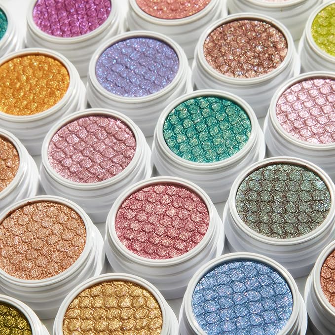 ColourPop Super Shock Shadow - High-Pigment, Crème-Powder Eye Makeup - Single Glitter Eyeshadow with Zero Fallout and Unique Bouncy Texture - Soft Golden Ivory Eyeshadow - Ice Dream (0.07 oz)