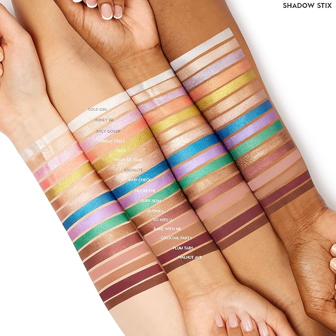 ColourPop Shadow Stix - Cream Eyeshadow Stick with Long-Lasting Color - Multi-Use Cream Makeup with a Built-In Sharpener & Precise Tip for Easy Application - Friday Feels (0.05 oz)